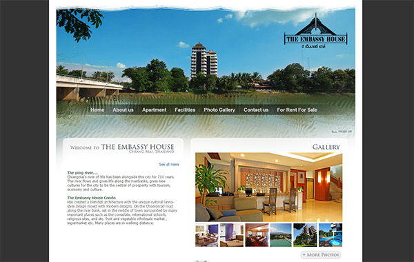 Chiang Mai Web Design Hotel and Resort Portfolio 2016